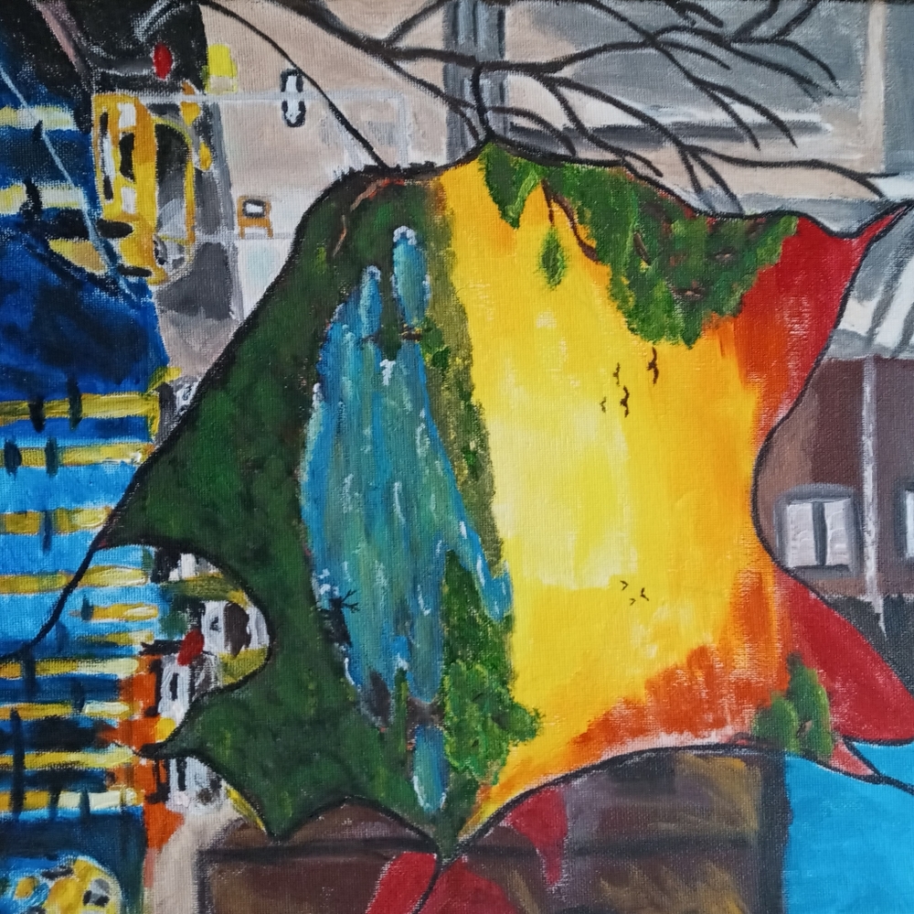 Acrylic painting